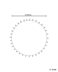 Kinderteppich ZANAVI Bunt ø 120 cm Jute_906535