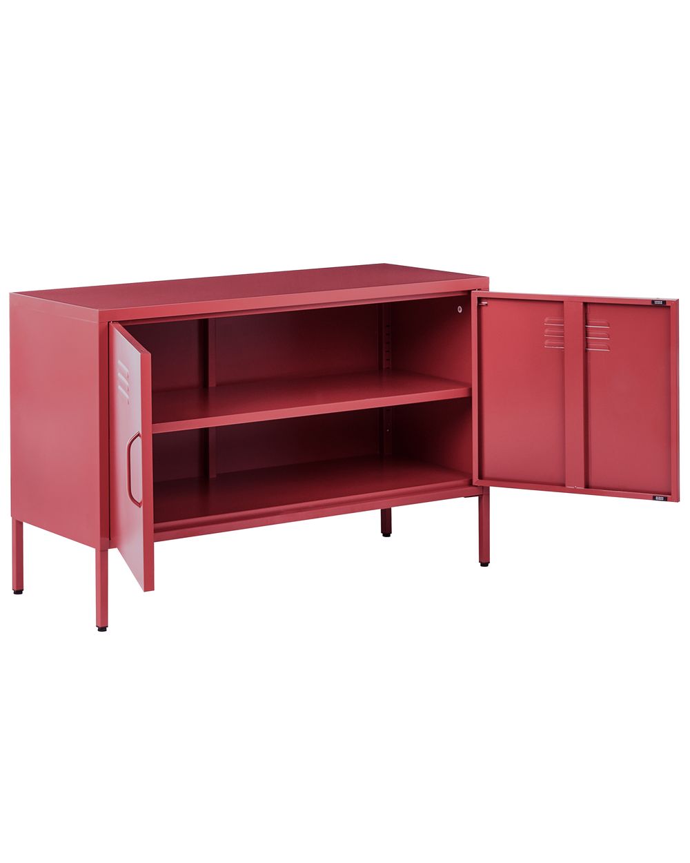 Red Metal Storage Cabinets