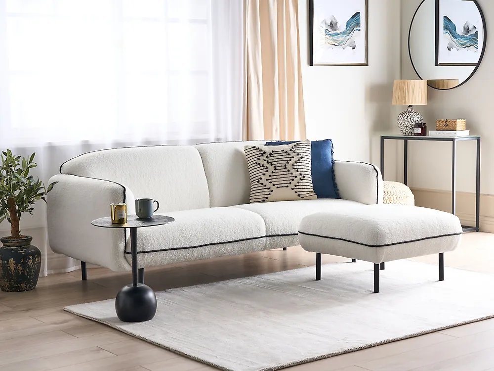 Sofa 3 Seater TONSBERG Boucle White_1184917
