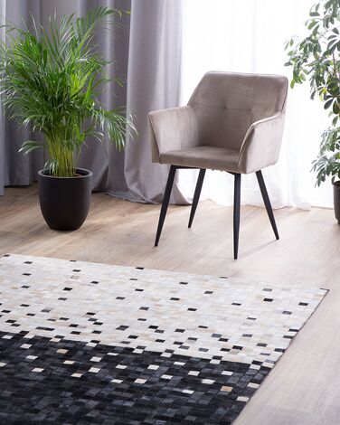 Teppe 160x230 cm svart/beige ERFELEK