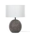 Lámpara de mesa de cerámica negro/blanco 39 cm FONISSA_877402