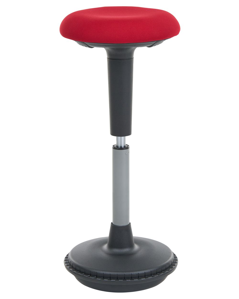 Wobble Stool ESTELL Fabric Red