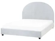 Bed Chenille VAUCLUSE 140 x 200 cm (EU Double) Light Blue_968821