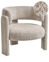 Armchair BUREA Chenille Light Beige