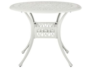 Bistrobord ANCONA 90 cm 90 cm Metall Hvit
