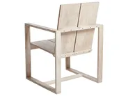 Garden Dining Set 6 Seater AZZANELLO Acacia Wood Off-White_956829