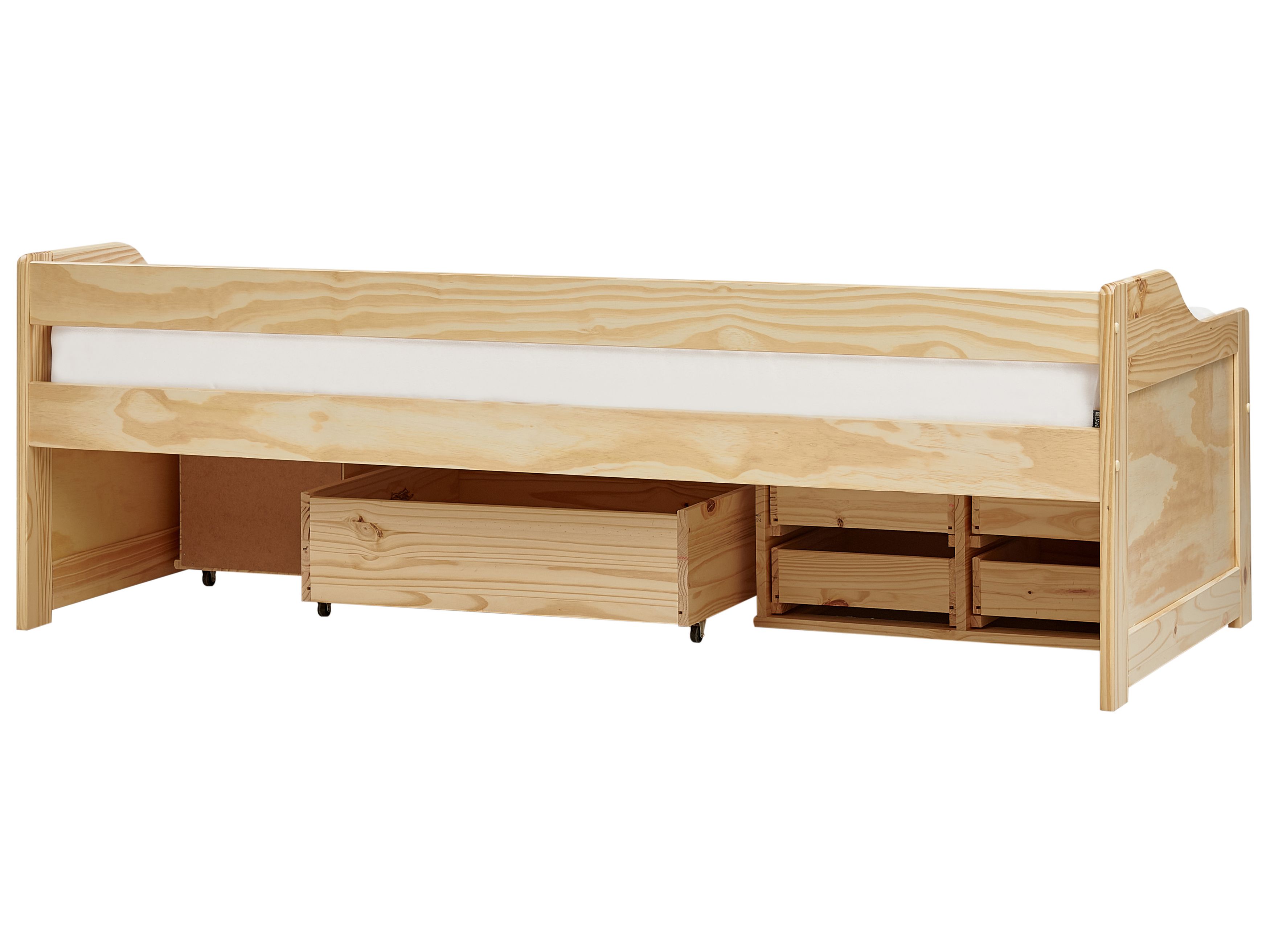Gestoffeerde tweepersoonsslaapbank - 140 x 200 cm - met hydraulische opbergruimte armleuningen - fluweel metaal multiplex MDF - lichtgrijs Gestoffeerde tweepersoonsslaapbank - 140 x 200 cm - met hydraulische opbergruimte armleuningen - fluweel metaal multiplex MDF - lichtgrijs
