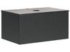 Wandmontierter Waschbeckenunterschrank ALZIRA 80 cm Schwarz