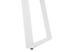 Mesa de comedor extensible blanco/madera clara 160/200 x 90 cm KALUNA_757684