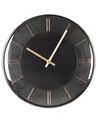 Wanduhr Glas gold / schwarz ø 34 cm DAROCA_934125