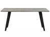 Table de salle à manger effet bois gris / noir 160 x 90 cm WITNEY_790976