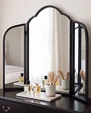 Dressing Table Mirror SAVILLY Black_1194105