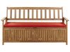 Poduszka na ławkę ogrodową 45 x 148 cm czerwona SOVANA _879880