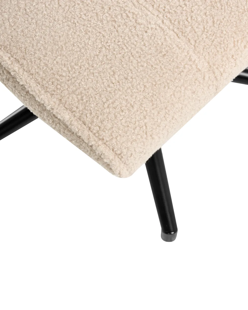 Recliner Chair JAPET Boucle Beige_1007269