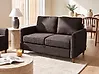 Sofa 2 Seater MARE Fabric Dark Brown