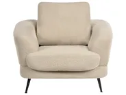 Living Room Set 3 Seater KJAER Boucle Light Beige_1006774