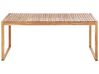 Mesa de jardim em madeira de acácia certificada clara 180 x 90 cm SASSARI II_923724
