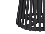 Dining Table MESILLA Black 120 cm 120 cm Acacia Wood_906723