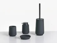 Zestaw akcesoriów łazienkowych 4 elementy SUCHES Czarny_996526
