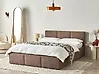 Ottoman Bed BOUSSE Boucle Taupe 140 x 200 cm (EU Double)