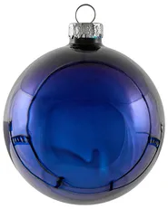 Set of 35 Baubles ICEDROP Glass Blue/ Gold_1028528