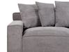 3 Seater Jumbo Cord Sofa Dark Grey VISKAN_939104