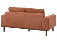Sofa 2 Seater LAURILA Fabric Golden Brown_951753