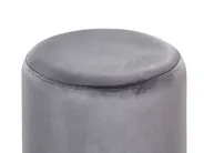 Pouf BRIGITTE Velluto Grigio_782037