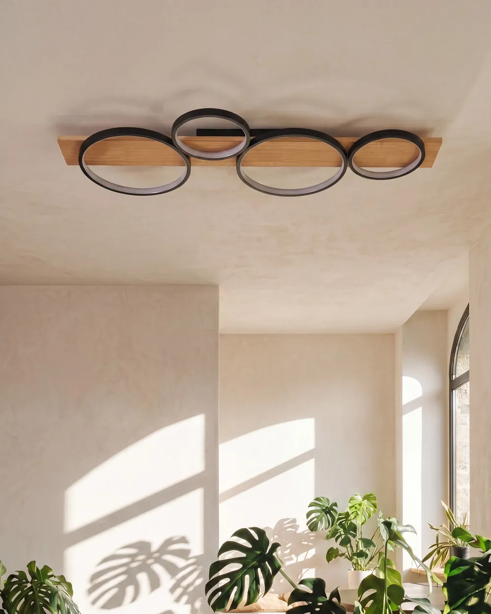 Lampadario a LED SPEAN Metallo Nero_1107205
