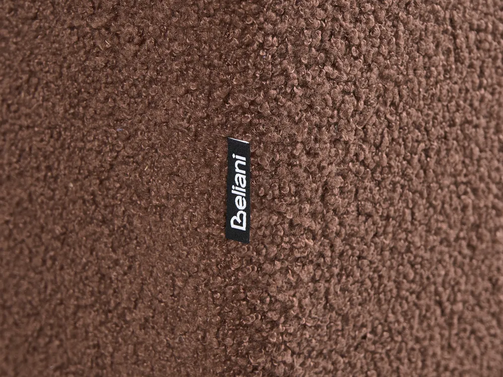 Modular Corner Sofa NERBO Boucle Brown Left Hand_1034427