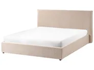 Bett mit Stauraum LAVAUR Bouclé Taupe 160 x 200 cm_989430