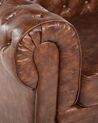Leather Armchair Golden Brown CHESTERFIELD_537670