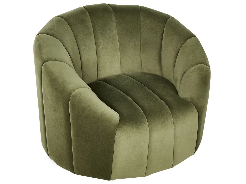 Set da salotto 6 posti MALUNG Velluto Verde scuro_884251