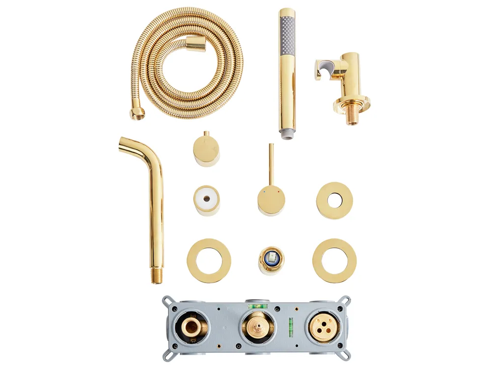 Wall Mounted Bath Shower Mixer Tap JAVIRA Gold_986870