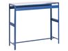 Outdoor Bar Table MAENZA 120 cm 40 cm Metal Blue