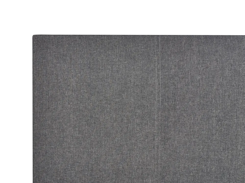 Bett mit Lattenrost Stoff ALBI 120 x 200 cm Grau_1060933