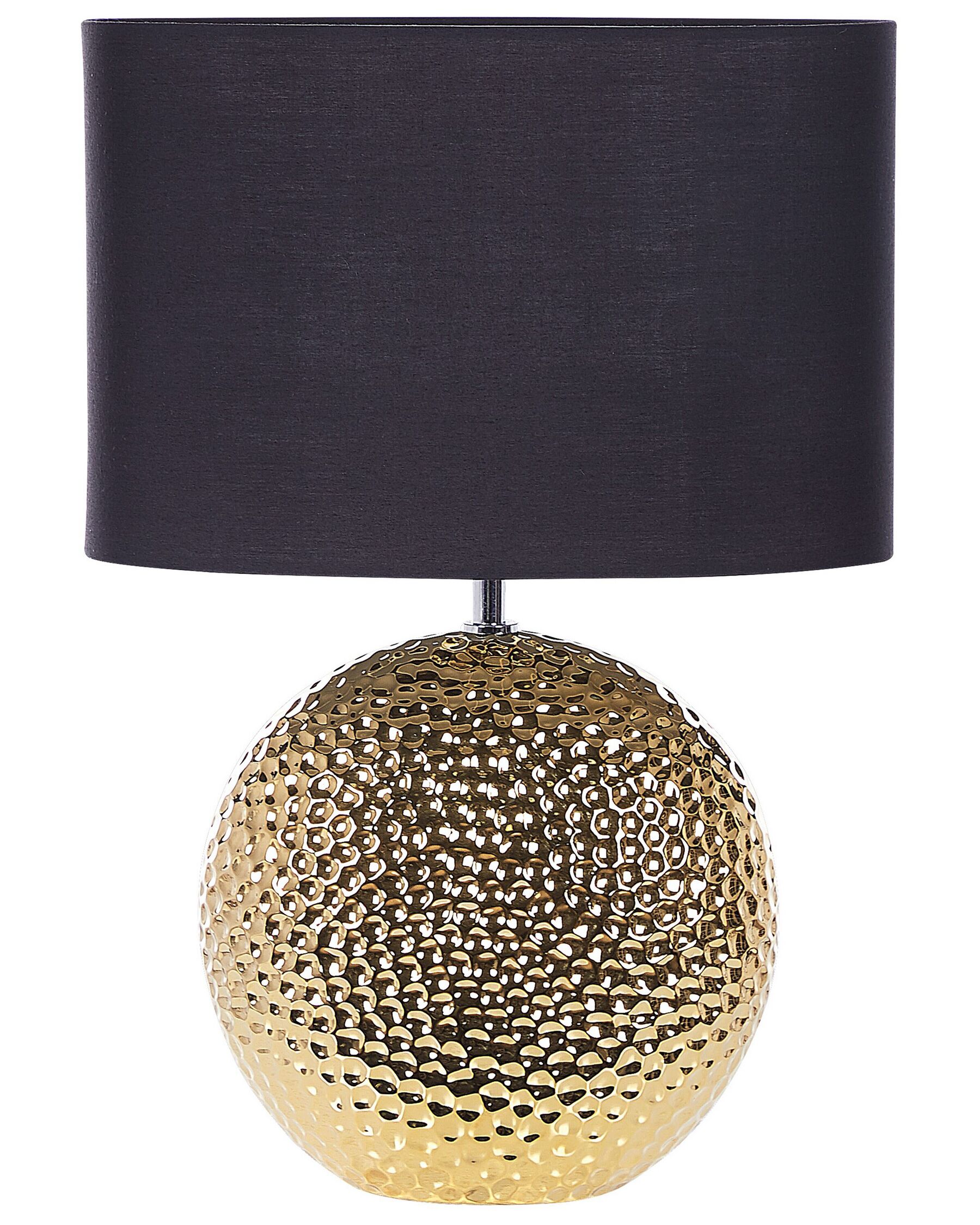 Lampada da tavolo ceramica oro e nero 51 cm NASVA_825675