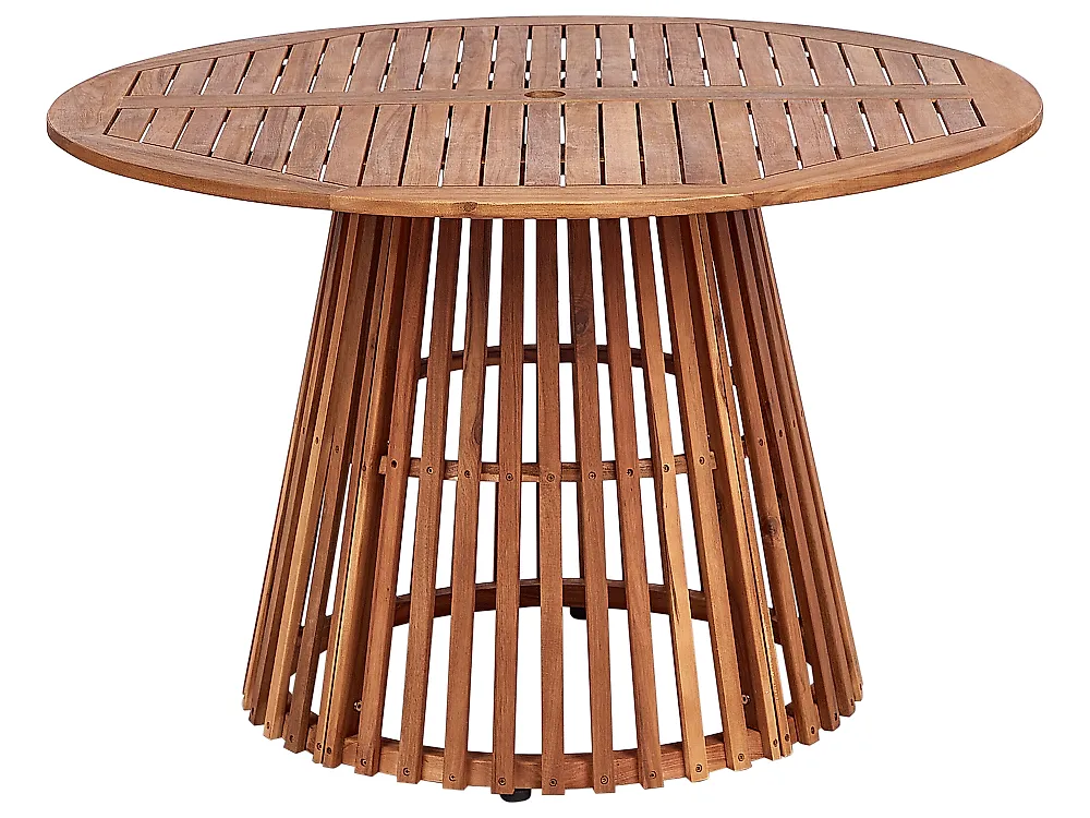 Gartentisch AGELLO 120 cm 120 cm Akazienholz Braun