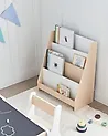 4 Tier Bookcase LILOET 70 cm Light Brown