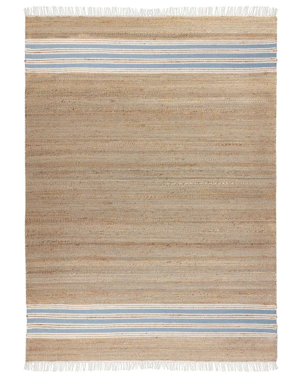 Világoskék és bézs jutaszőnyeg MIRZA több méretben