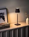 Wireless LED Table Lamp BACEIRO with Dimmer Metal Brown