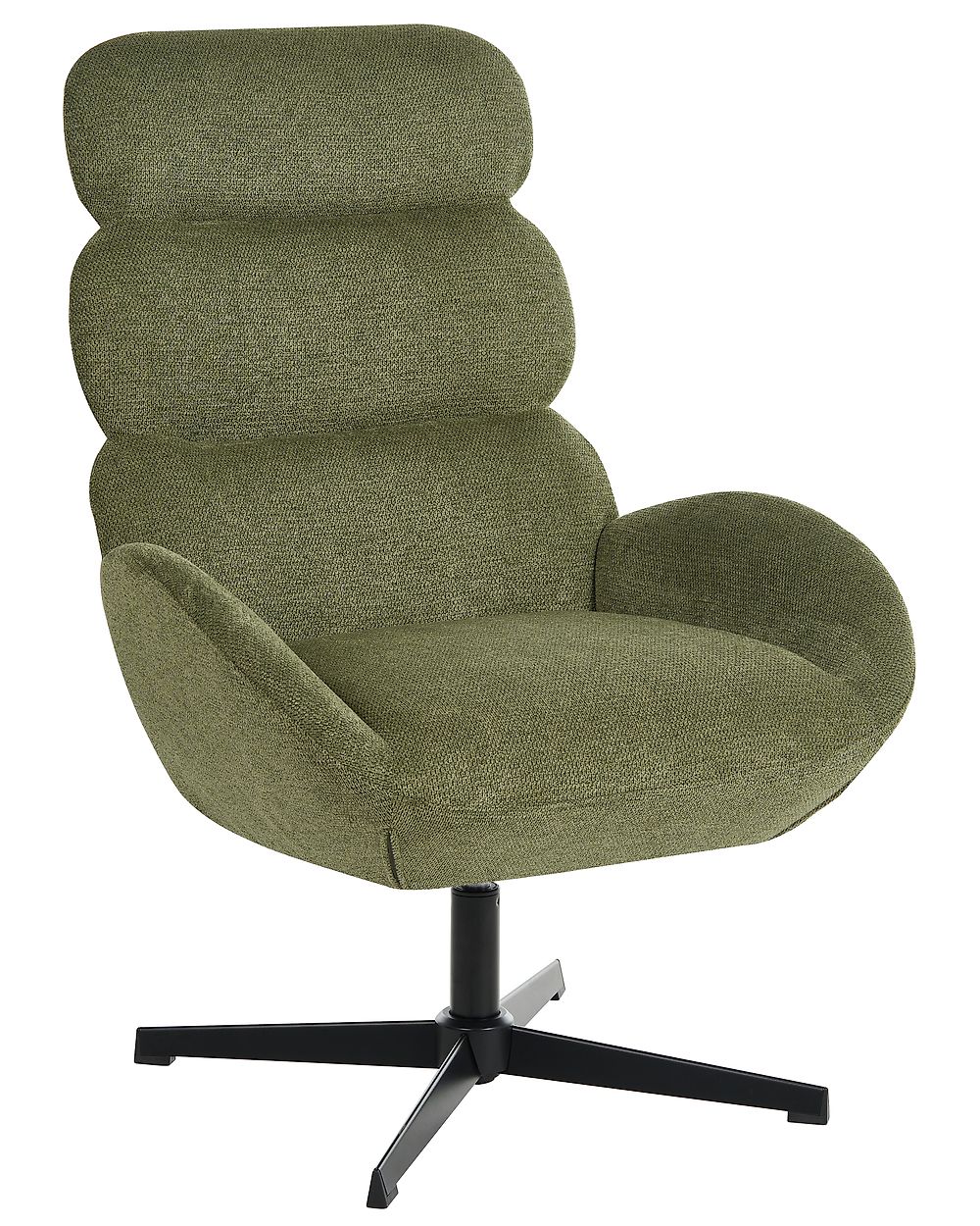 Draaifauteuil AALBORG Stof Groen
