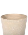 Set di 2 vasi beige sabbia 35 x 35 x 50 cm CAMIA_841604