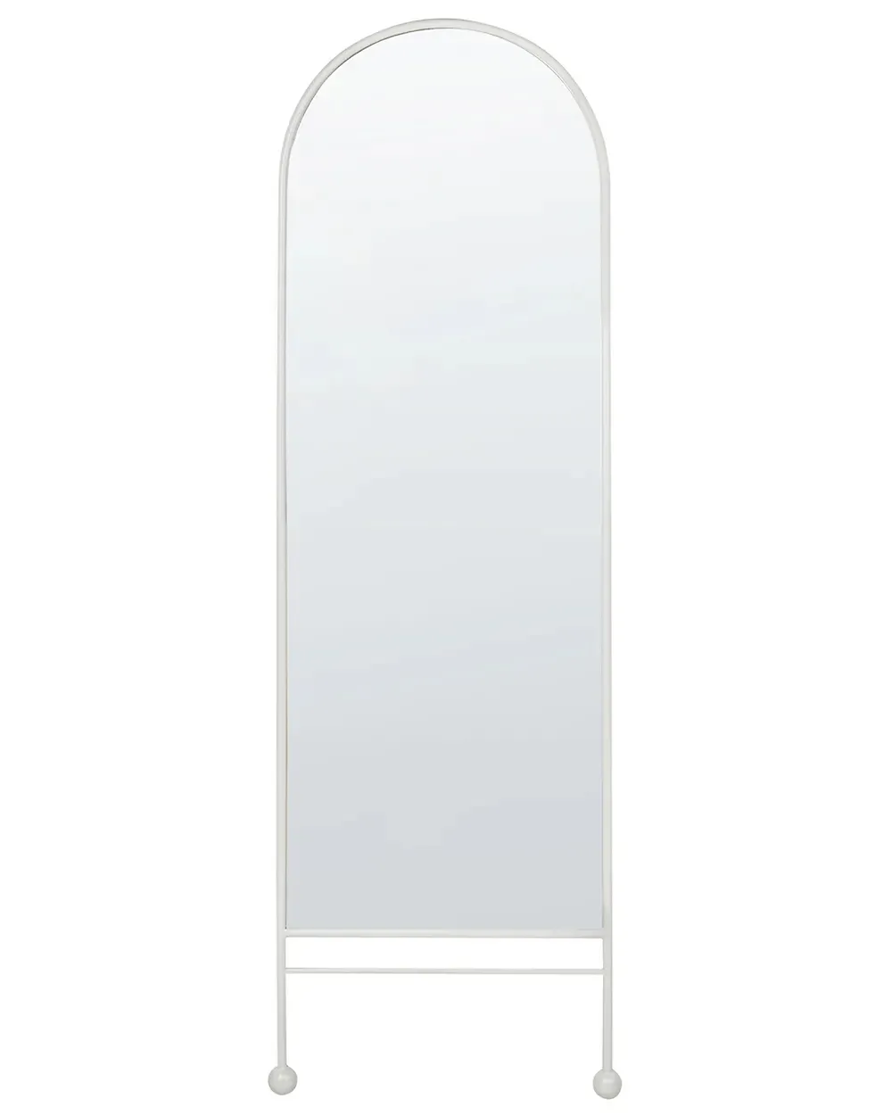 Lustro ścienne JARNAGES 45 cm 145 cm Metal Biały_1183801