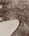 Koberec z umělé hovězí kůže s potiskem 130 x 170 cm hnědý / zlatý BOGONG_820226