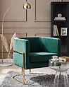 Armchair SIRKKA Velvet Dark Green
