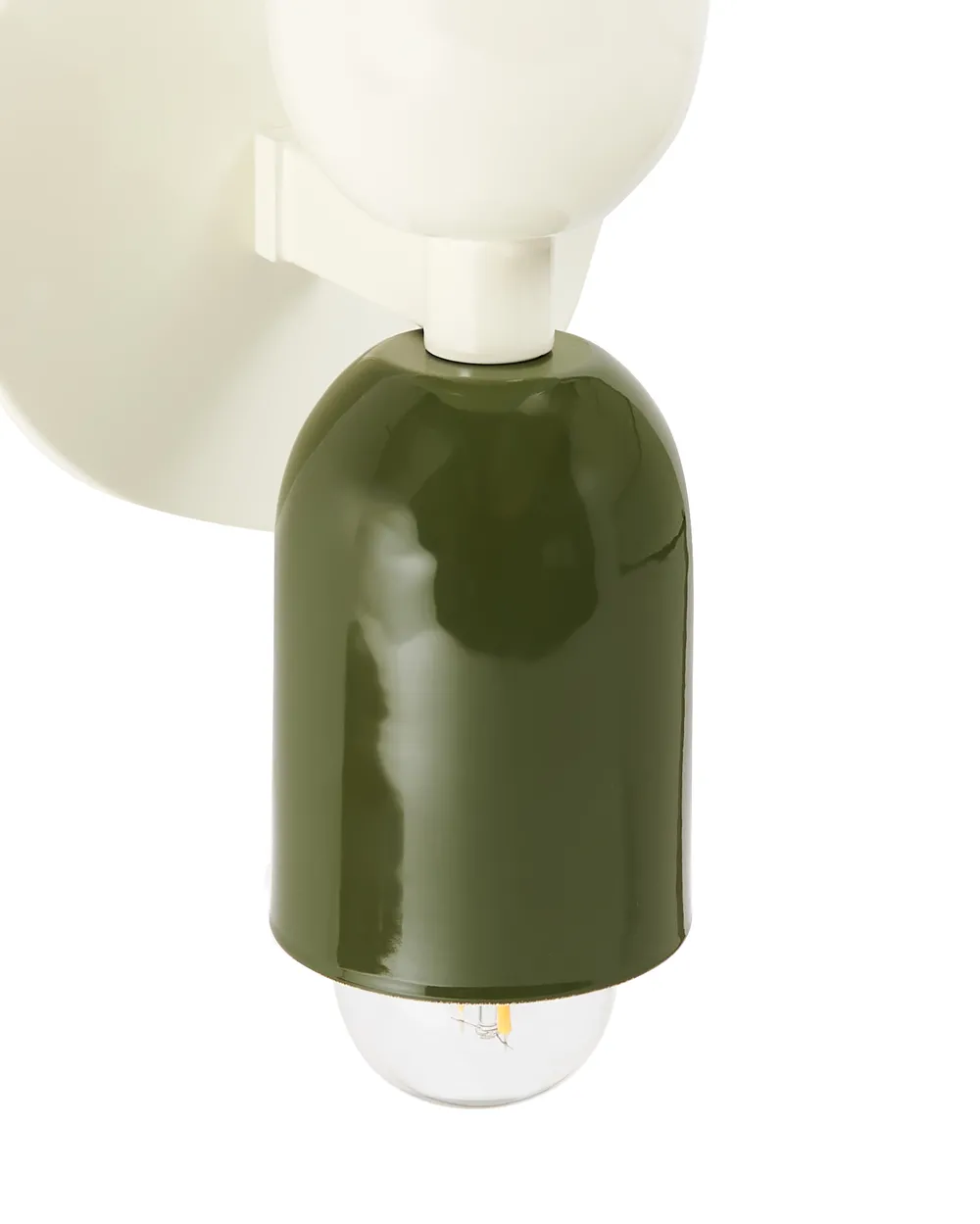 Set di 2 lampade da parete TOPI Metallo Bianco sporco_987482
