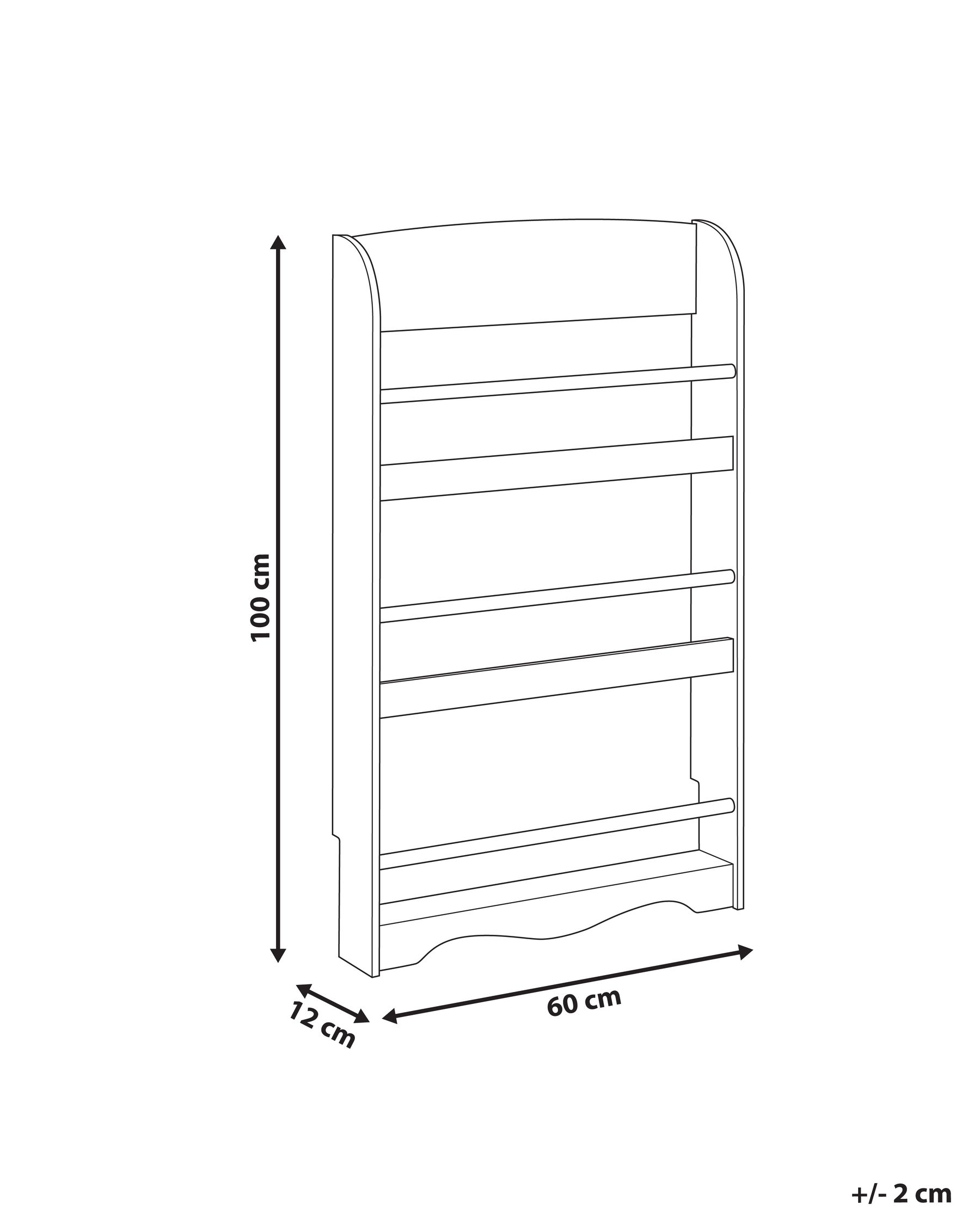 Wall Bookshelf Light Green LILOET_950016
