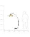 Golvlampa 170 cm metall beige/black MERRICA_873369