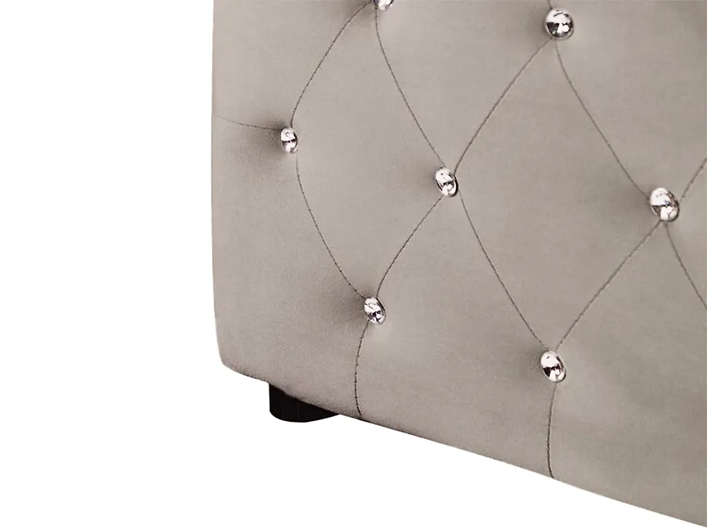 Ottoman Bed AMIENS Velvet Taupe 160 x 200 cm (EU King Size)_1185054